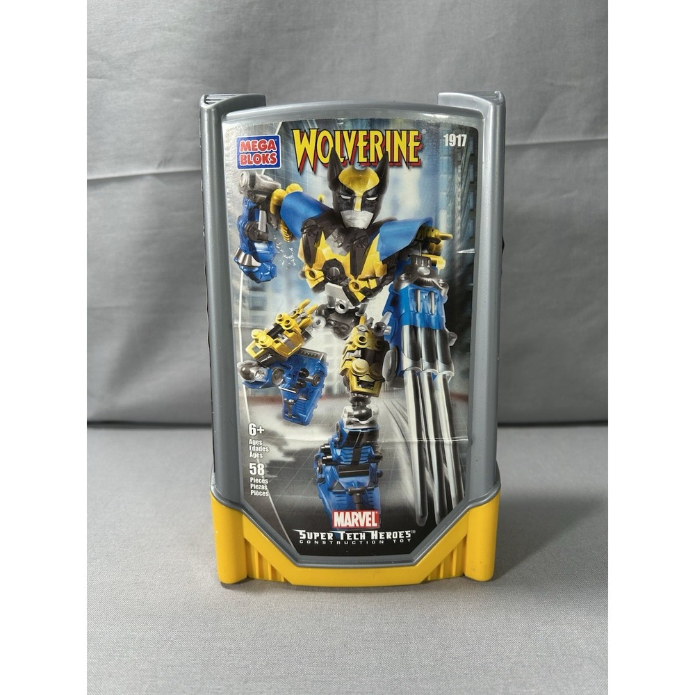 Mega Bloks Wolverine Marvel Super Tech Heroes Construction Toy 2004‎